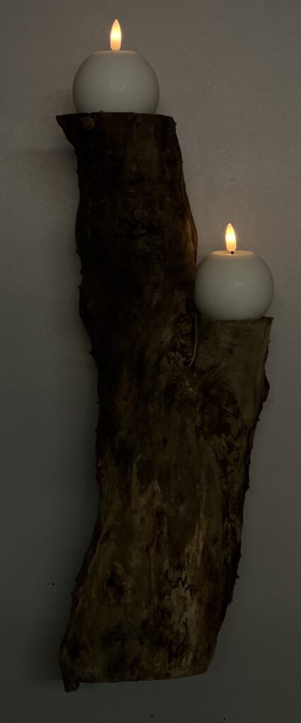 Væg lysestage 2 - 2 