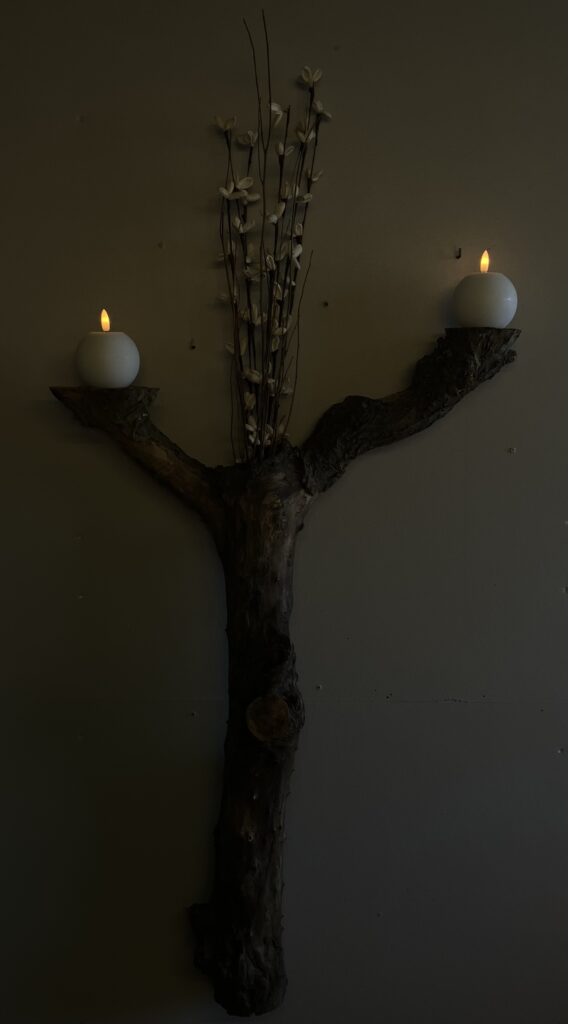 væg lysestage 2 - 2 