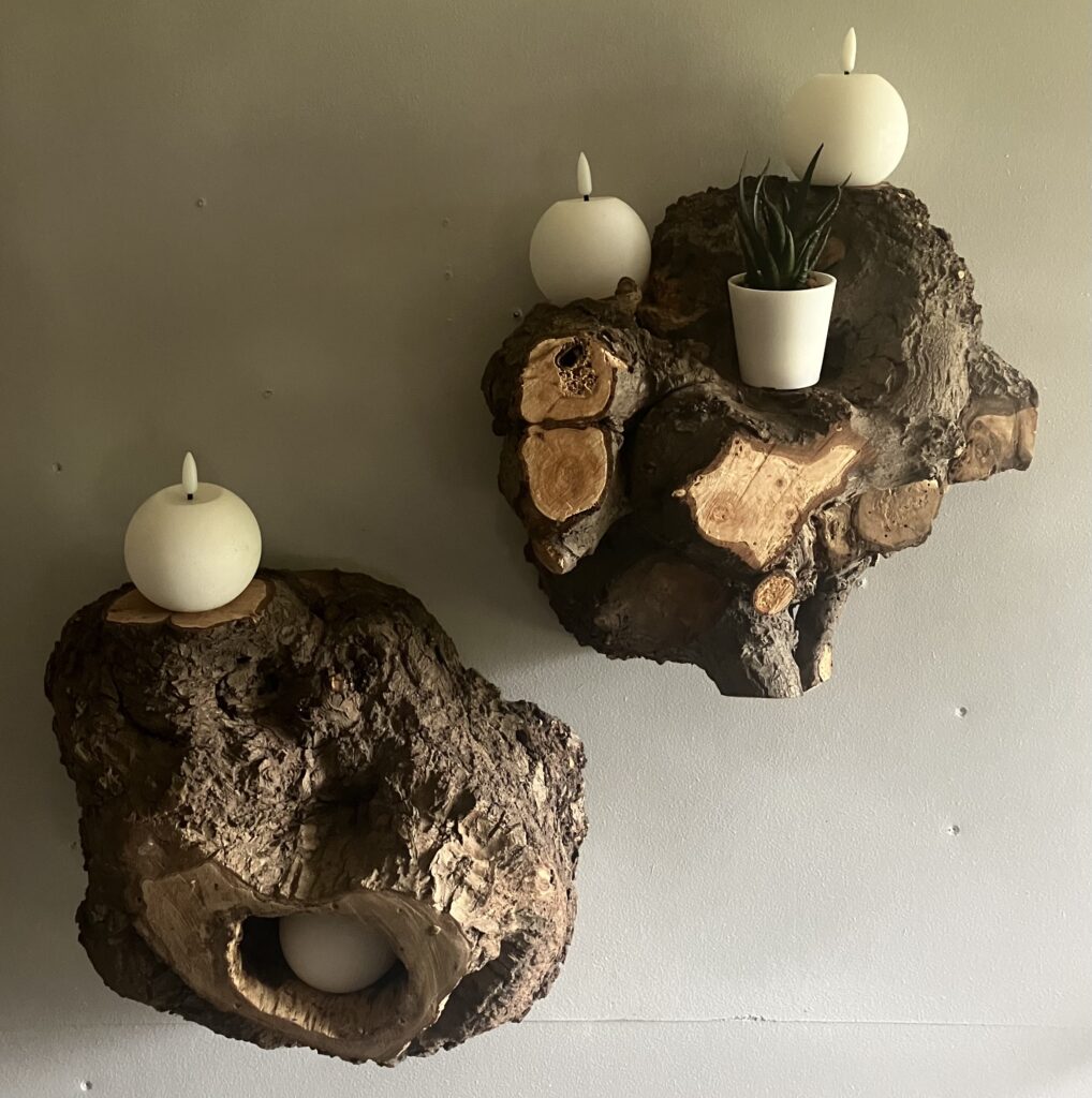 Væg lysestage 2 - 2 