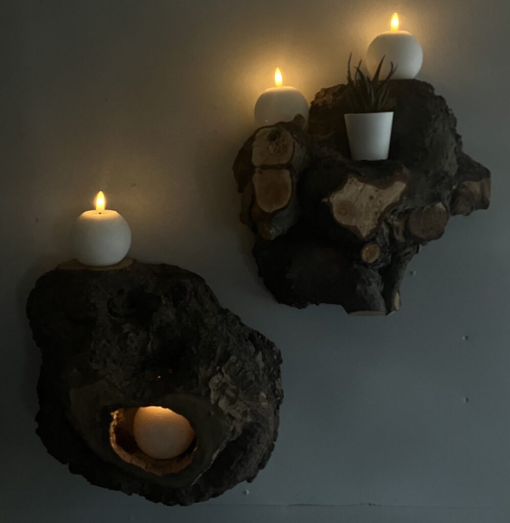 Væg lysestage 3 - 3