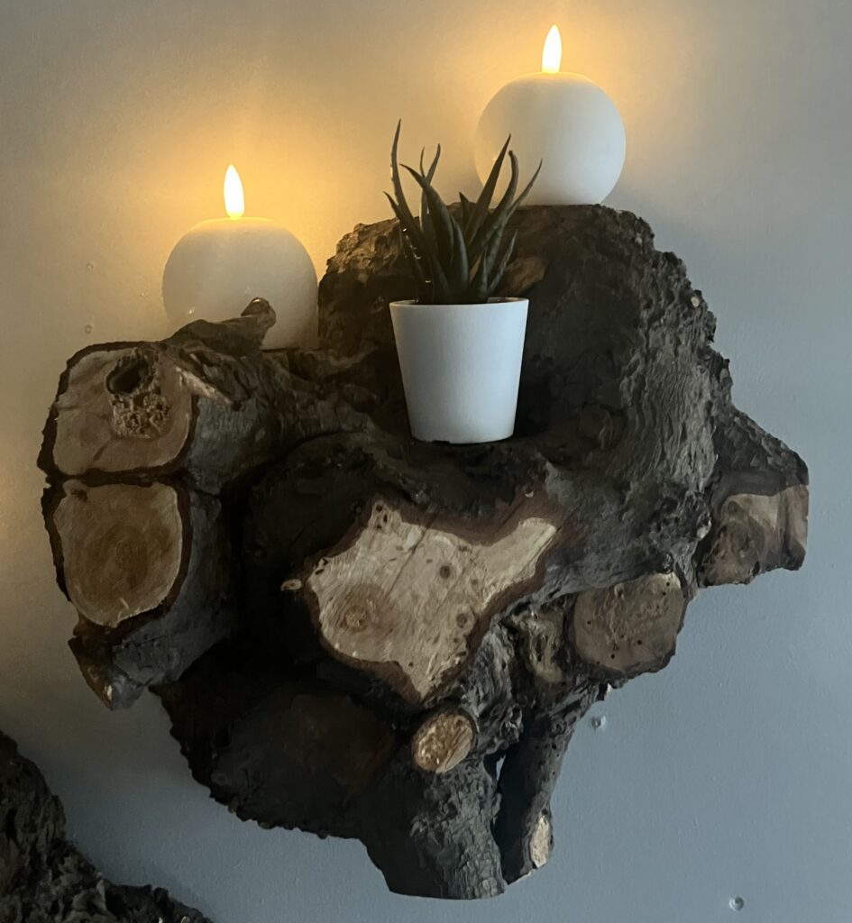 Væg lysestage 5 - 5 