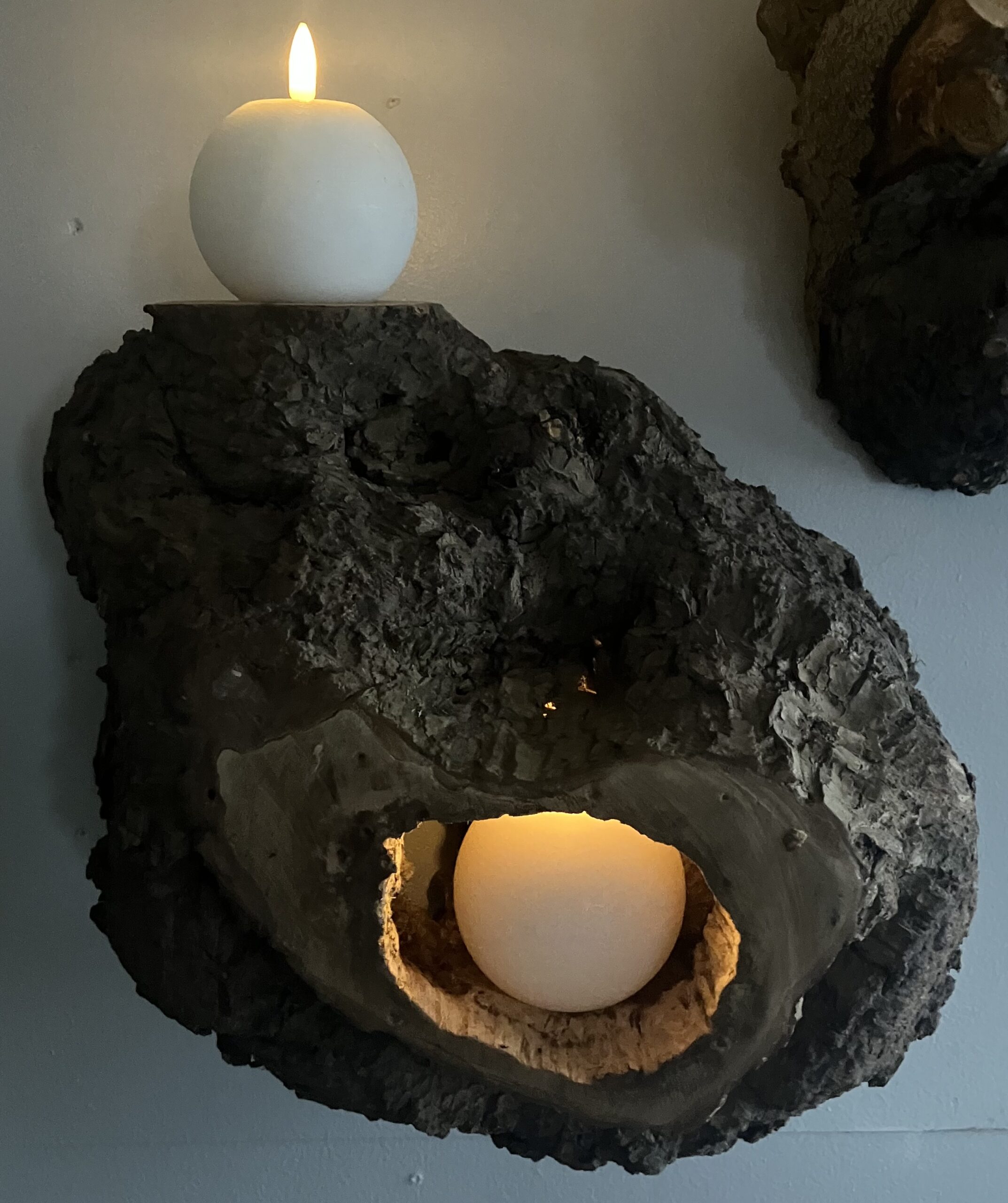 Væg lysestage 6 - 6 